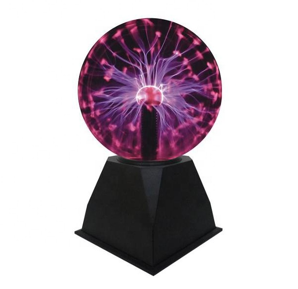 Experience electrifying magic! Our big plasma ball boasts vivid, branching arcs in a giant globe, creating a jaw-dropping, room-commanding visual storm.